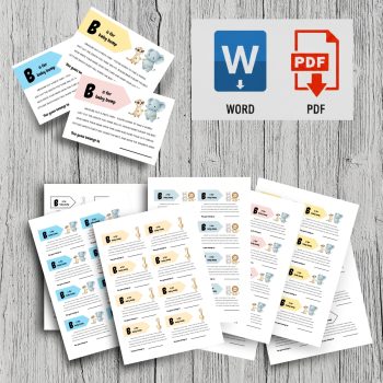 The Baby Bump Game - Printable Baby Shower Game