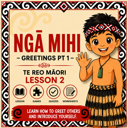 Te Tīmatanga Lesson 2 - Ngā Mihi - Greetings Pt 1