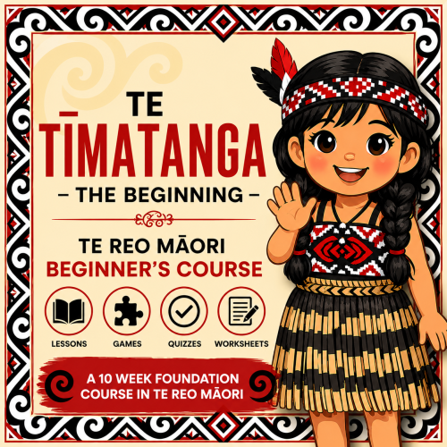 TE TIMATANGA - Te Reo Māori Beginner's Full Course (10 Lessons + Games & Quizzes)