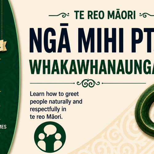 TT-L3 Ngā Mihi Whakawhanaungatanga Product Image TT-L3 Single Lesson Ngā Mihi Pt 2 and Whakawhanaungatanga